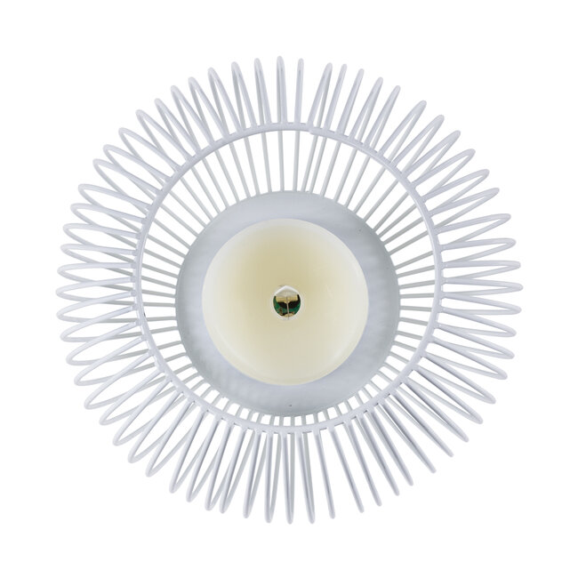 CANDLE 76492 Διακοσμητικό Realistic Κερί με LED Εφέ Κινούμενης Φλόγας - Μπαταρίας 2 x AA (Δεν Συμπεριλαμβάνονται) & Ασύρματο Χειριστήριο IR Θερμό Λευκό 2700K Dimmable Λευκό Φ19 x Υ24cm - 4