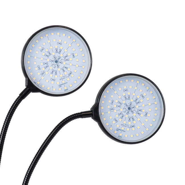 79651 Grow Light Hydro Spectrum LED Φωτιστικό Ανάπτυξης Υδροπονικών Φυτών Γλάστρας με 2 Κινούμενες Κεφαλές & Βάση Clip SMD 2835 10W 160° DC 5V IP20 με Dimmer & Timer Εσωτερικού Χώρου για Κάλυψη Επιφάνειας 0.6m x 0.6m Πλήρους Φάσματος Φωτισμού - 7