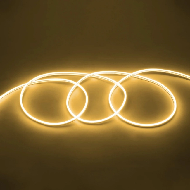 70562 OVALE 120° Degree Neon Flex Epistar LED SMD 2835 1m 12W/m 120LED/m 1248lm/m 120° DC 24V Αδιάβροχη IP68 Θερμό Λευκό 3000K Dimmable - 2