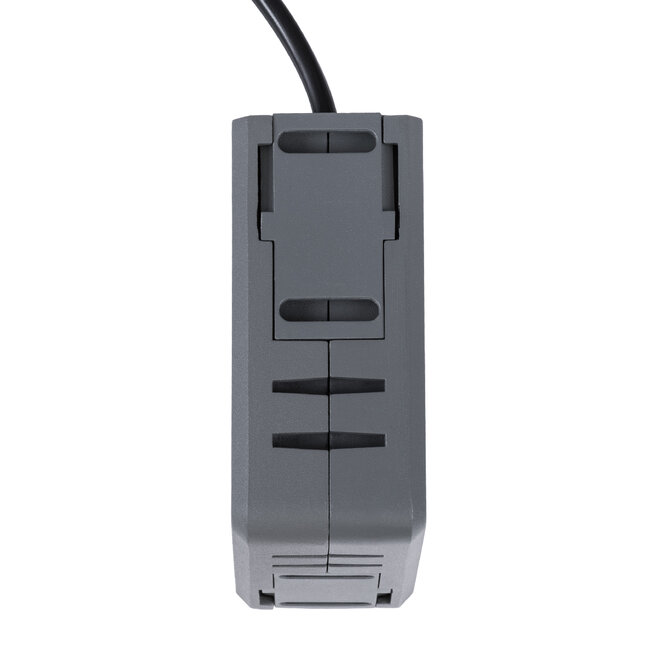  WINDOWCORNA 90115 Γωνιακό Φωτιστικό Ανάδειξης Παραθύρων LED 6W 480lm 3° x 172° DC 24V Αδιάβροχο IP65 Μπλε Dimmable - CREE XPE Chip - Γκρι Ανθρακί - Μ12 x Π4 x Υ12cm - 3 Χρόνια Εγγύηση - 7