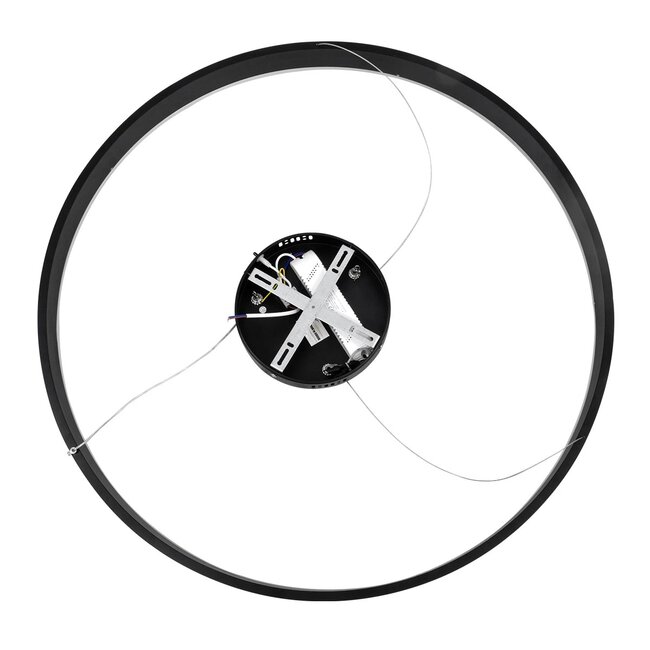 kelvo® VENOM KLV-101-0190 Κρεμαστό Φωτιστικό Οροφής LED 67W 6700lm 120° AC 220-240V IP20 Ρυθμιζόμενο Λευκό CCT με Χειριστήριο από 2700K έως 6000K Dimmable - Lumileds SMD Chip - Μαύρο Ματ - Μ80 x Π80 x Υ6.5cm - 3 Χρόνια Εγγύηση - 8