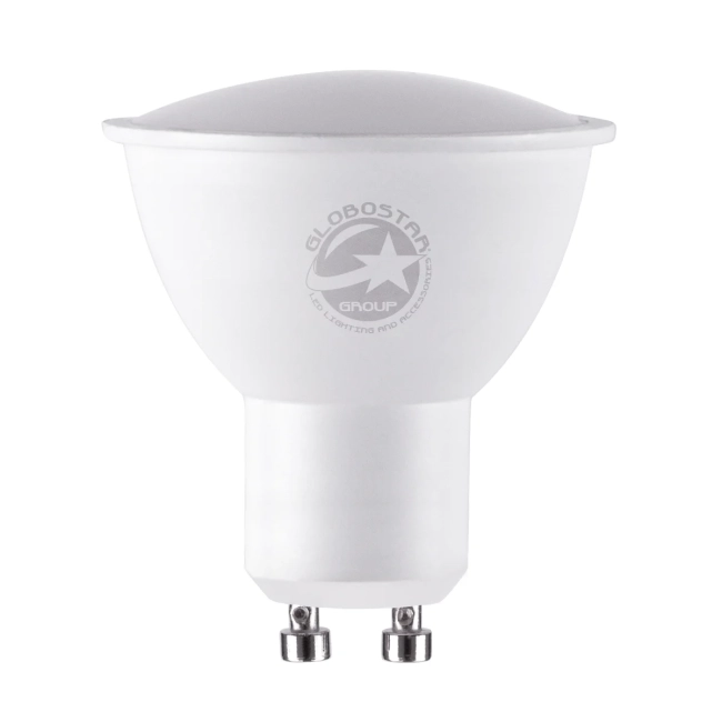  FLOODO 60096 Σποτ GU10 MR16 LED 4W 400lm 120° AC 220-240V IP20 Ψυχρό Λευκό 6000K - Bridgelux SMD Chip - Μ5 x Π5 x Υ5.8cm - 3 Χρόνια Εγγύηση - 2