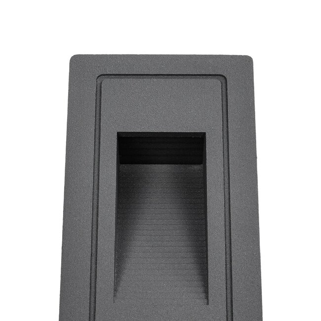 kelvo® STEPART KLV-101-0090 Μοντέρνο Χωνευτό Φωτιστικό Σκαλοπατιού - Διαδρόμου LED 3W 375lm 45° AC 220-240V Αδιάβροχο IP65 Θερμό Λευκό 2700K - Lumileds SMD Chip & TÜV SÜD Driver - Γκρι Ανθρακί Ματ - Μ6 x Π5.5 x Υ10cm / Q5 x 9.61cm - 5 Χρόνια Εγγύηση - 6 kelvo® STEPART KLV-101-0090 Μοντέρνο Χωνευτό Φωτιστικό Σκαλοπατιού - Διαδρόμου LED 3W 375lm 45° AC 220-240V Αδιάβροχο IP65 Θερμό Λευκό 2700K - Lumileds SMD Chip & TÜV SÜD Driver - Γκρι Ανθρακί Ματ - Μ6 x Π5.5 x Υ10cm / Q5 x 9.61cm - 5 Χρόνια Εγγύηση - 6