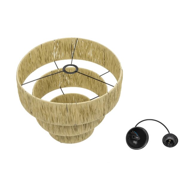 COROIN 205-0034 Boho Κρεμαστό Φωτιστικό Οροφής με Ντουί 1 x E27 AC 220-240V IP20 - Μπεζ - M40 x Π40 x Υ35cm - 12 COROIN 205-0034 Boho Κρεμαστό Φωτιστικό Οροφής με Ντουί 1 x E27 AC 220-240V IP20 - Μπεζ - M40 x Π40 x Υ35cm - 12