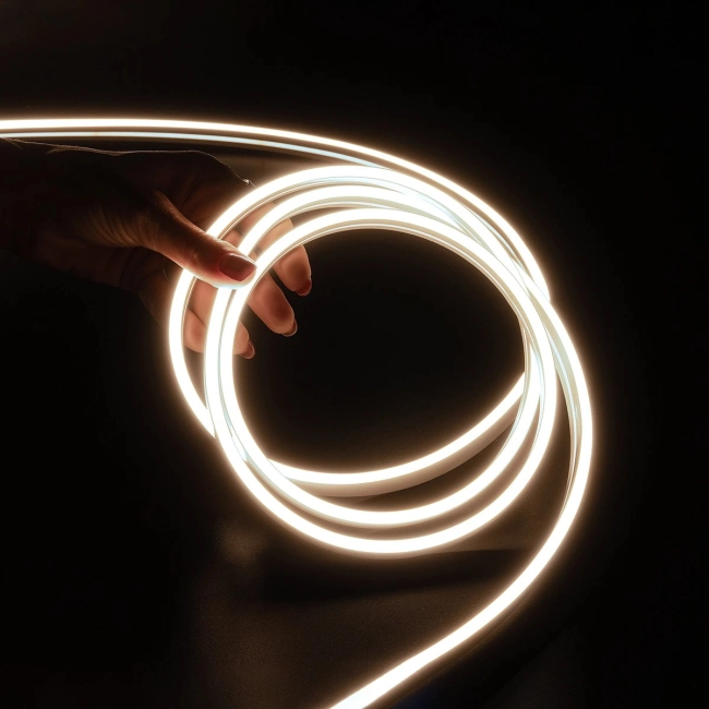 kelvo® NEONPRO KLV-101-0060 Ταινία Neon Flex LED 10W/m 1250lm/m 120° DC 24V Αδιάβροχο IP65 120 x SMD2835 Chip/m Φυσικό Λευκό 4500K Dimmable - Lumileds SMD Chip - Μ100 x Π0.6 x Υ1.2cm - 6 Χρόνια Εγγύηση