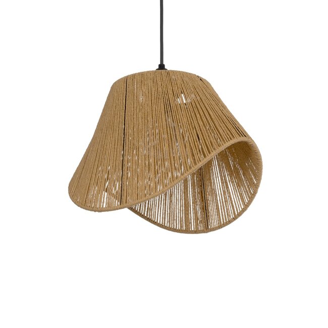 ELDA 205-0032 Boho Κρεμαστό Φωτιστικό Οροφής με Ντουί 1 x E27 AC 220-240V IP20 - Μπεζ - M32 x Π21 x Υ24cm - 2