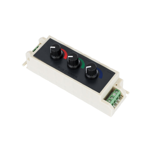 73419 DC RGB Dimmer Controller 3 Καναλιών DC 12V 3 x 9A 144W - Max 27A 144W - IP20 Μ13 x Π4 x Υ4.5cm - 3 Χρόνια Εγγύηση - 6