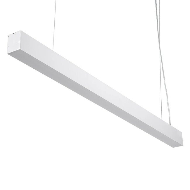 kelvo® ORION KLV-101-0363 Κρεμαστό Γραμμικό Φωτιστικό Οροφής LED 72W 7200lm 120° AC 220-240V IP20 Ρυθμιζόμενο Λευκό CCT με Χειριστήριο από 2700K έως 6000K Dimmable - Lumileds SMD Chip - Λευκό Ματ - Μ120 x Π5 x Υ7.5cm - 3 Χρόνια Εγγύηση