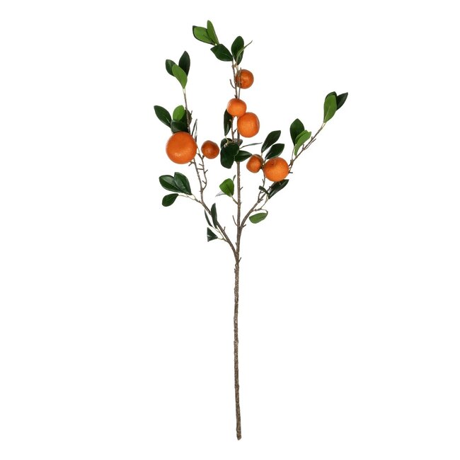 Artificial Garden ORANGE FRUIT BRANCH 21435 Τεχνητό Διακοσμητικό Κλαδί Πορτακαλιά Y83cm