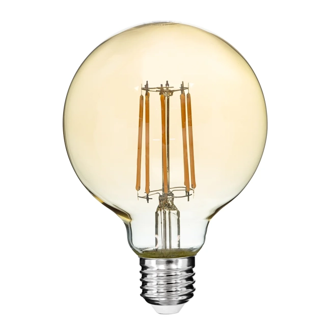 BUBBLE 99041 Λάμπα E27 G95 LED 12W 1080lm 360° AC 220-240V IP20 Ultra Θερμό Λευκό 2200K Dimmable - Long Filament Chip - Μελί - Μ9.5 x Π9.5 x Υ13.7cm - 3 Χρόνια Εγγύηση BUBBLE 99041 Λάμπα E27 G95 LED 12W 1080lm 360° AC 220-240V IP20 Ultra Θερμό Λευκό 2200K Dimmable - Long Filament Chip - Μελί - Μ9.5 x Π9.5 x Υ13.7cm - 3 Χρόνια Εγγύηση