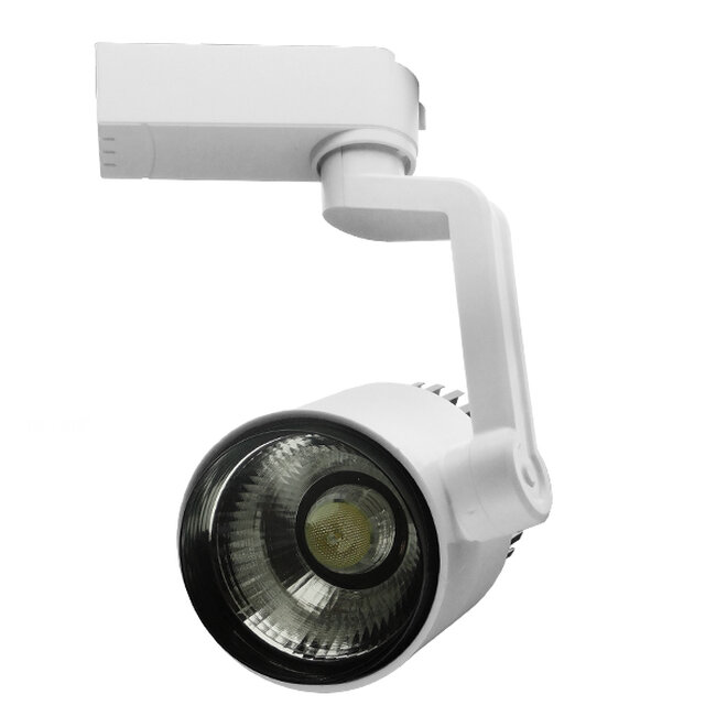  S-40041 Διφασικό Bridgelux COB LED Φωτιστικό Σποτ Ράγας 15W 230V 1800lm 24° Ψυχρό Λευκό 6000k