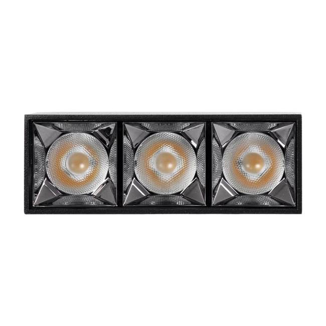  LUMINAR 60324 Downlight Σποτ LED 12W 1680lm 36° AC 220-240V IP20 Φυσικό Λευκό 4500K - Osram SMD Chip & TÜV SÜD Driver - Μαύρο Ματ - Μ11.8 x Π4.2 x Υ6.6cm - 5 Χρόνια Εγγύηση - 6