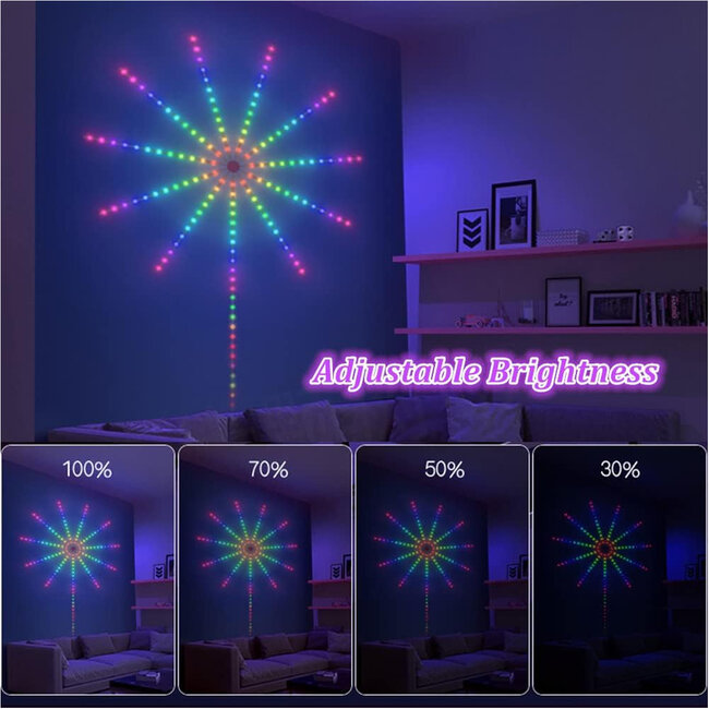 DIGIFRWORKS 90339 Σετ Ψηφιακής LED RGB Ταινίας 5 Μέτρων με Ψηφιακό Controller με WiFi Smart APP & Ασύρματο Χειριστήριο RF 2.4Ghz - LED SMD 5050 50W/Σετ 156LED/Σετ 156PIXEL/Σετ 3000lm/Σετ 120° DC 5V με USB 2.0 IP20 Πολύχρωμο RGB - Dimmable - Μ205 x Π105 x Υ1.5cm - 2 Χρόνια Εγγύηση - 4