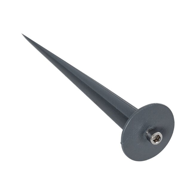 kelvo® GARDELINI KLV-101-0002-V2 Φωτιστικό Σποτ Τοίχου με Βάση για Λάμπα MR16 με Ντουί GU10 AC 220-240V Αδιάβροχο IP65 - Γκρι Ανθρακί Ματ - Μ10 x Π10 x Υ30cm - 9