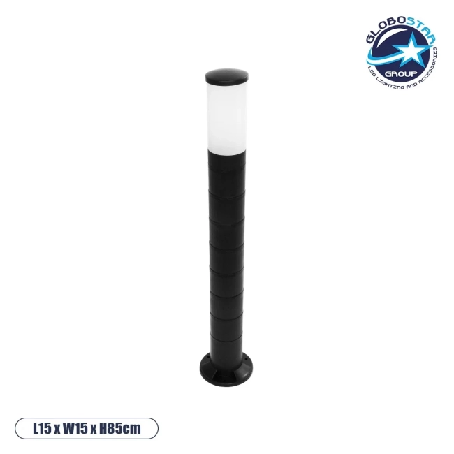 GARDENIO 203-0250 Μοντέρνο Επιδαπέδιο Φωτιστικό Κολωνάκι Κήπου Μονόφωτο 1 x E27 IP44 Μαύρο Πλαστικό - Μ15 x Π15 x Υ85cm GARDENIO 203-0250 Μοντέρνο Επιδαπέδιο Φωτιστικό Κολωνάκι Κήπου Μονόφωτο 1 x E27 IP44 Μαύρο Πλαστικό - Μ15 x Π15 x Υ85cm