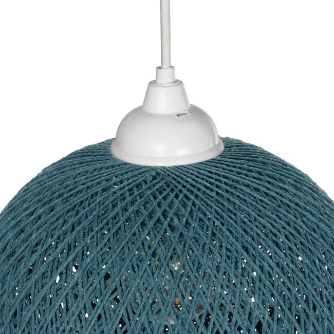 SOLEI 205-0012 Boho Κρεμαστό Φωτιστικό Οροφής με Ντουί 1 x E27 AC 220-240V IP20 - Τιρκουάζ - M20 x Π20 x Υ25cm - 8 SOLEI 205-0012 Boho Κρεμαστό Φωτιστικό Οροφής με Ντουί 1 x E27 AC 220-240V IP20 - Τιρκουάζ - M20 x Π20 x Υ25cm - 8