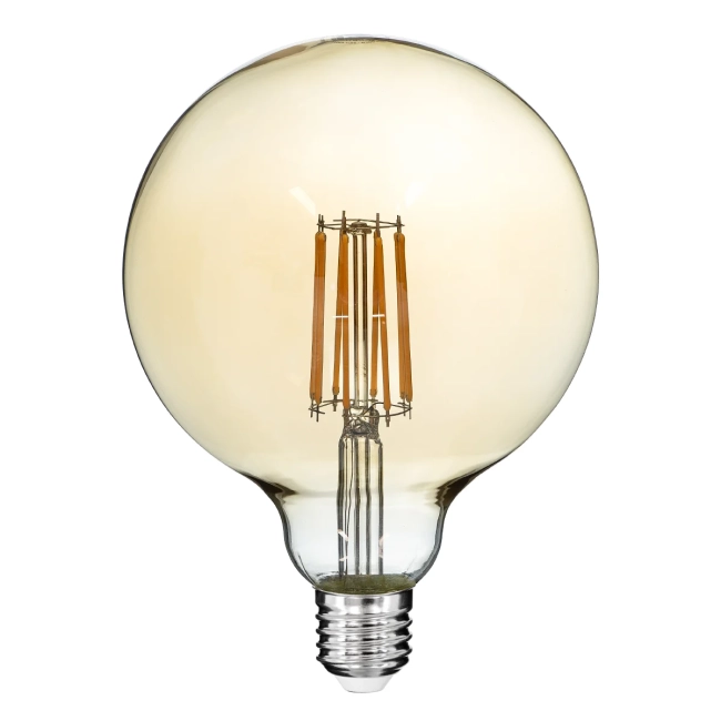 BUBBLE 99044 Λάμπα E27 G125 LED 12W 1080lm 360° AC 220-240V IP20 Ultra Θερμό Λευκό 2200K Dimmable - Long Filament Chip - Μελί - Μ12.5 x Π12.5 x Υ18cm - 3 Χρόνια Εγγύηση BUBBLE 99044 Λάμπα E27 G125 LED 12W 1080lm 360° AC 220-240V IP20 Ultra Θερμό Λευκό 2200K Dimmable - Long Filament Chip - Μελί - Μ12.5 x Π12.5 x Υ18cm - 3 Χρόνια Εγγύηση