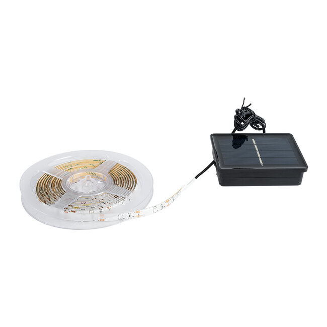 SOLAR LEDSTRIP 70421 Αυτόνομο Ηλιακό Σετ Ταινία LED 3m 3W/3m 90LED 2835 SMD 30lm/m 120° με Ενσωματωμένα Προγράμματα Λειτουργίας - Αδιάβροχο IP65 - RGB - Μ300 x Π0.8 x Υ0.3cm - 2 Χρόνια Εγγύηση - 4