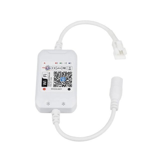 ZENGGE-WFMNA 73450 RF & WiFi 2.4G Ψηφιακός Pixel Addressable Controller DC 5-12-24V IP20 - WiFi 2.4G & Bluetooth - SPI/TTL Protocol 2048 IC - Μ10.5 x Π4.5 x Υ1.5cm - 2 Χρόνια Εγγύηση - 2