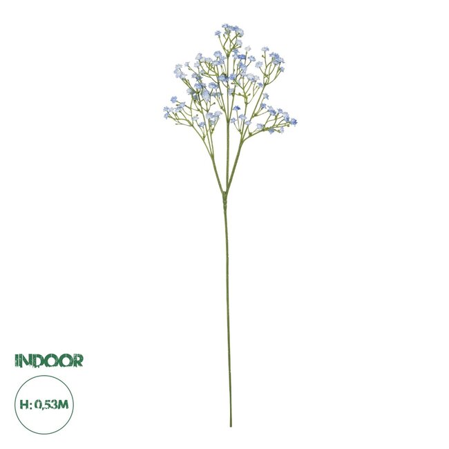 Artificial Garden BLUE BRANCH BABY BREATH 21296 Τεχνητό Διακοσμητικό Κλαδί Μπλέ Γυψοφίλης Y53cm