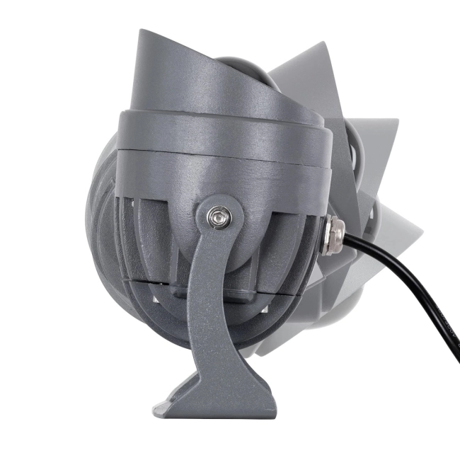 SPOTXENIA 90632 Σποτ Φωτισμου με Αντιθαμβωτική Γρίλια LED 16W 1760lm 3° DC 24V Αδιάβροχο IP65 Θερμό Λευκό 2700K Dimmable - Bridgelux COB Chip - Γκρι Ανθρακί - Μ9 x Π9 x Υ12cm - 3 Χρόνια Εγγύηση