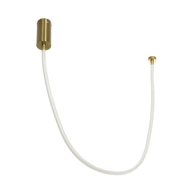 kelvo® GLOW KLV-101-0155 Κρεμαστό Φωτιστικό Οροφής LED 27W 2700lm 360° AC 220-240V IP20 Ρυθμιζόμενο Λευκό CCT με Χειριστήριο από 2700K έως 6000K Dimmable - Lumileds SMD Chip - Χρυσό Πλατίνα - Μ90 x Π9 x Υ95cm - 3 Χρόνια Εγγύηση - 5