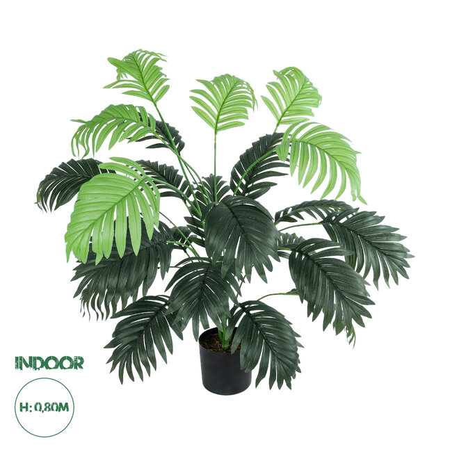 Artificial Garden CALADIUM 20915 Διακοσμητικό Φυτό Καλάντιουμ Υ80cm