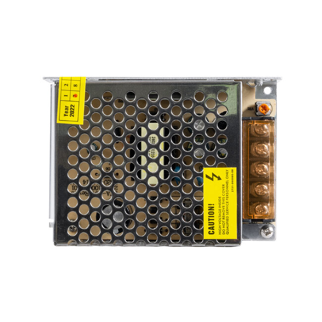 73033 Μεταλλικό Τροφοδοτικό PELV για Προϊόντα LED 60W 5A - AC 220-240V σε DC 12V - IP20 - Μ11 x Π8 x Υ3.5cm - 2 Χρόνια Εγγύηση - 5