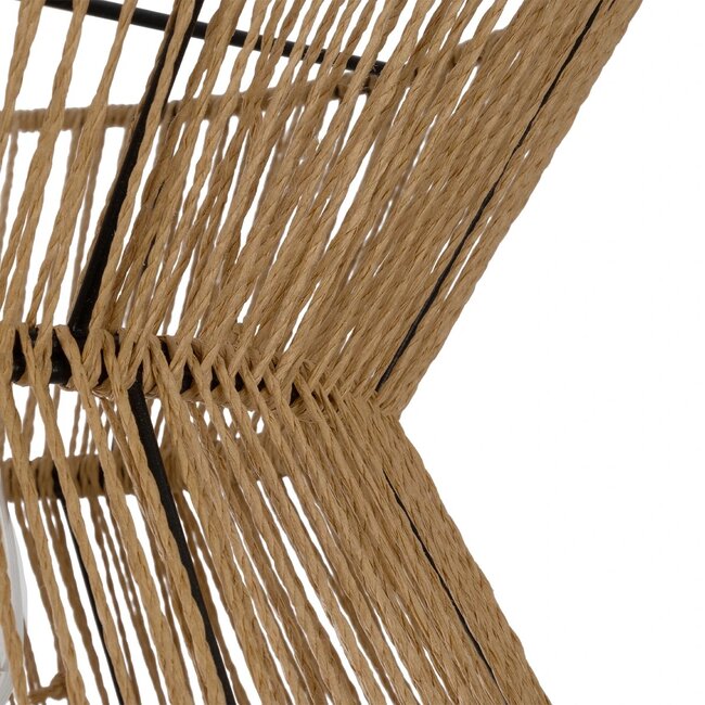 UPCONE 205-0055 Boho Κρεμαστό Φωτιστικό Οροφής με Ντουί 1 x E27 AC 220-240V IP20 - Μπεζ - M30 x Π30 x Υ21cm - 8