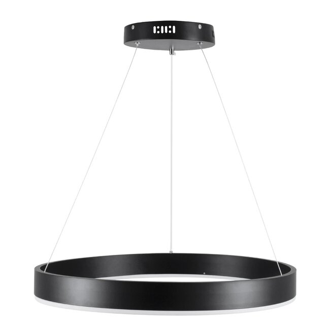 kelvo® VENOM KLV-101-0187 Κρεμαστό Φωτιστικό Οροφής LED 45W 4500lm 120° AC 220-240V IP20 Ρυθμιζόμενο Λευκό CCT με Χειριστήριο από 2700K έως 6000K Dimmable - Lumileds SMD Chip - Μαύρο Ματ - Μ60 x Π60 x Υ6.5cm - 3 Χρόνια Εγγύηση - 5