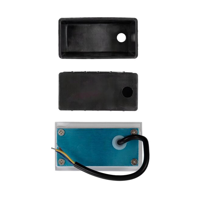 kelvo® STEPART KLV-101-0091 Μοντέρνο Χωνευτό Φωτιστικό Σκαλοπατιού - Διαδρόμου LED 3W 375lm 45° AC 220-240V Αδιάβροχο IP65 Θερμό Λευκό 2700K - Lumileds SMD Chip & TÜV SÜD Driver - Λευκό Ματ - Μ6 x Π5.5 x Υ10cm / Q5 x 9.61cm - 5 Χρόνια Εγγύηση - 7