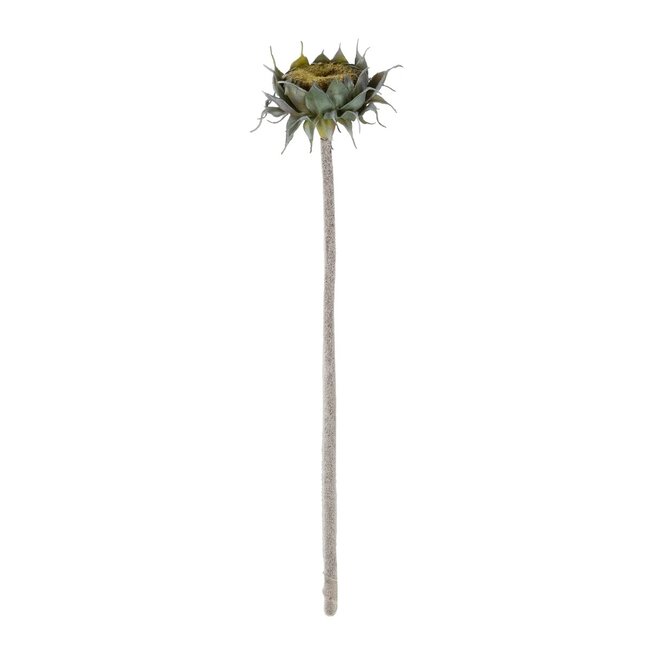Artificial Garden GREEN SUNFLOWER BRANCH 21378 Τεχνητό Διακοσμητικό Κλαδί Ηλιοτρόπιο Πράσινο Y60cm