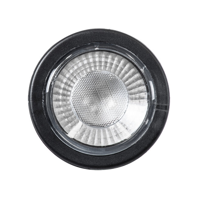 GARDENINI 61548 Επιφανειακό Φωτιστικό Σποτ Κήπου LED 5W 550lm 38° DC 24V IP68 Υψηλής Αντοχής ABS IK06 Φ7 x Υ14.5cm - Μπλε 450nm Dimmable - Μαύρο - Bridgelux Chip - 3 Years Warranty - 5