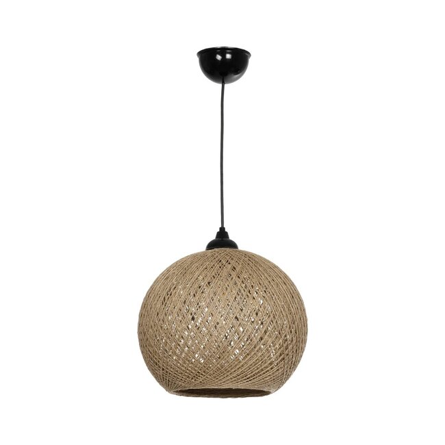 SOLEI 205-0002 Boho Κρεμαστό Φωτιστικό Οροφής με Ντουί 1 x E27 AC 220-240V IP20 - Μπεζ - M30 x Π30 x Υ35cm - 4 SOLEI 205-0002 Boho Κρεμαστό Φωτιστικό Οροφής με Ντουί 1 x E27 AC 220-240V IP20 - Μπεζ - M30 x Π30 x Υ35cm - 4