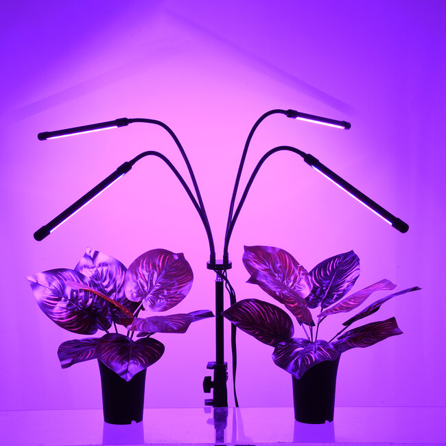 85956 Grow Light Full Spectrum LED Φωτιστικό Ανάπτυξης Φυτών Γλάστρας με 4 Κινούμενες Κεφαλές & Τρίποδο 150cm SMD 2835 80W 160° AC230V IP54 με Dimmer & Timer Εσωτερικού Χώρου για Κάλυψη Επιφάνειας 1m x 1m Πλήρους Φάσματος Φωτισμού - 8