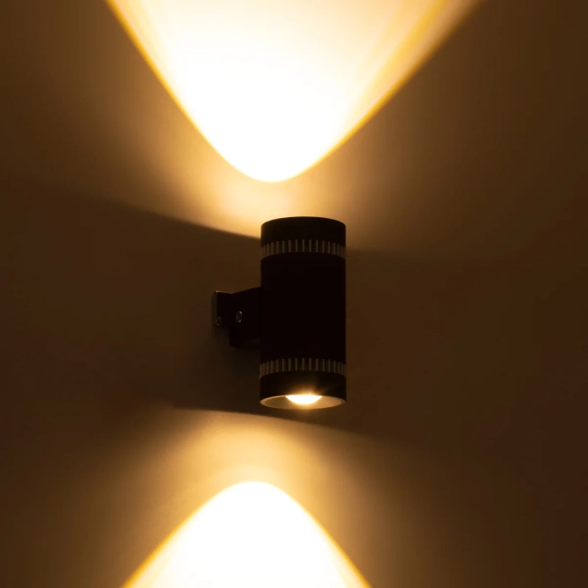  CANNONAL 60577 Μοντέρνο Φωτιστικό Τοίχου - Απλίκα LED 10W 1150lm 30° AC 220-240V IP20 Θερμό Λευκό 2700K - Bridgelux COB Chip & TÜV SÜD Driver - Μαύρο Ματ & Λευκό Ματ - Μ5 x Π6.5 x Υ11cm - 3 Χρόνια Εγγύηση - 8
