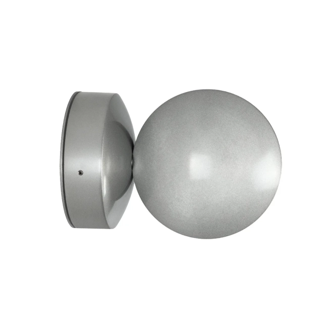  SEPTUM 93067 Μοντέρνο Φωτιστικό Τοίχου - Απλίκα LED 9W 1150lm 1° AC 220-240V IP44 Μπλε - CREE XPE Chip & TÜV SÜD Driver - Γκρι Ανθρακί Ματ - Μ12 x Π11 x Υ17cm - 5 Χρόνια Εγγύηση - 4