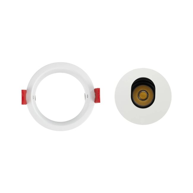 kelvo® ASYMMETRICAL KLV-101-0133 Χωνευτό Downlight Σποτ LED 7W 875lm 15°x30° AC 220-240V IP20 Φυσικό Λευκό 4500K - Bridgelux COB Chip & TÜV SÜD Driver - Λευκό Ματ - Μ8.3 x Π8.3 x Υ8.16cm / Q7.3cm - 5 Χρόνια Εγγύηση - 8
