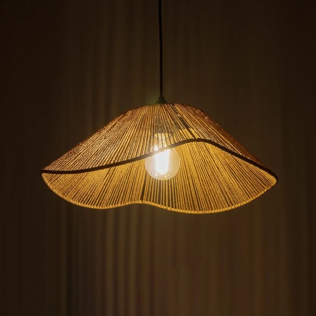 HATA 205-0038 Boho Κρεμαστό Φωτιστικό Οροφής με Ντουί 1 x E27 AC 220-240V IP20 - Μπεζ - M40 x Π40 x Υ17cm - 3 HATA 205-0038 Boho Κρεμαστό Φωτιστικό Οροφής με Ντουί 1 x E27 AC 220-240V IP20 - Μπεζ - M40 x Π40 x Υ17cm - 3