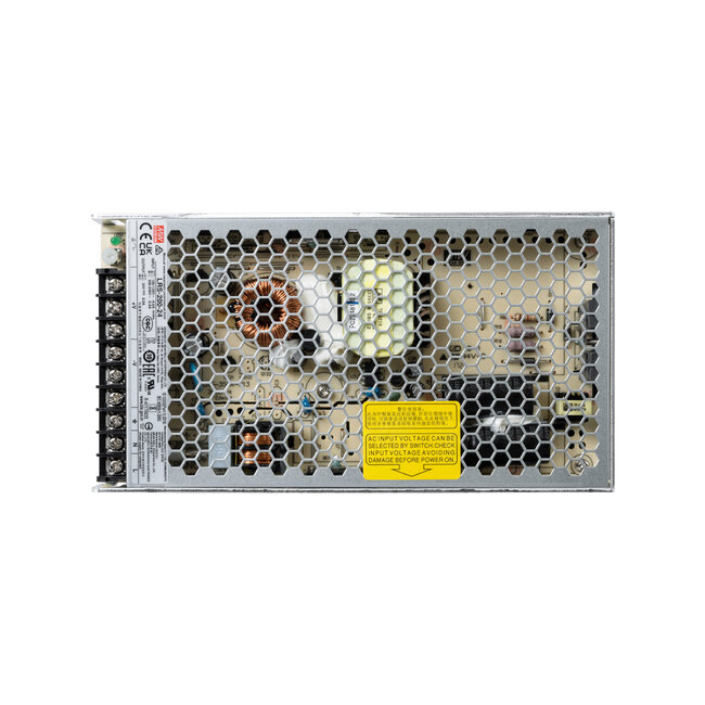 LRS-200-24 90783 MEANWELL Ρυθμιζόμενο Μεταλλικό Τροφοδοτικό PELV για Προϊόντα LED 200W 8.8A - AC 220-240V σε DC 24V - Ρυθμιζόμενο από 21.6VDC έως 28.8VDC - IP20 Μ21.5 x Π11.5 x Υ3cm - 3 Years Warranty - 6
