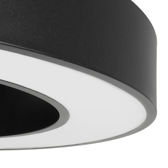 kelvo® RA KLV-101-0369 Κρεμαστό Φωτιστικό Οροφής LED 100W 10000lm 120° AC 220-240V IP20 Ρυθμιζόμενο Λευκό CCT με Χειριστήριο από 2700K έως 6000K Dimmable - Lumileds SMD Chip - Μαύρο Ματ - Μ120 x Π120 x Υ8cm - 3 Χρόνια Εγγύηση - 4