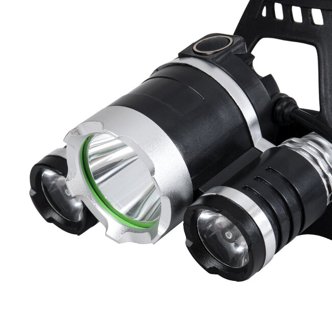 69926 Φορητός Φακός Κεφαλής Επαναφορτιζόμενος LED Luminus 1 x CREE XM-L2 T6 & 2 XPE LED CHIP x 30W 3000lm 60° Μοιρών με 2 x 18650 Μπαταρία 4400mAh USB 2.0 - 4 Modes - Αδιάβροχο IP54 Ψυχρό Λευκό 6000K Μ7.5 x Π7 x Υ6cm - 7 69926 Φορητός Φακός Κεφαλής Επαναφορτιζόμενος LED Luminus 1 x CREE XM-L2 T6 & 2 XPE LED CHIP x 30W 3000lm 60° Μοιρών με 2 x 18650 Μπαταρία 4400mAh USB 2.0 - 4 Modes - Αδιάβροχο IP54 Ψυχρό Λευκό 6000K Μ7.5 x Π7 x Υ6cm - 7