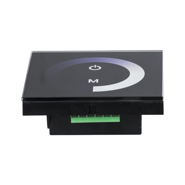 73318 Επιτοίχιο Dimmer Touch - Αφής 1 Καναλιου DC 12-24V 1 x 12A 288W - Max 12A 288W - IP20 Μ9 x Π9 x Υ3.5cm - 5