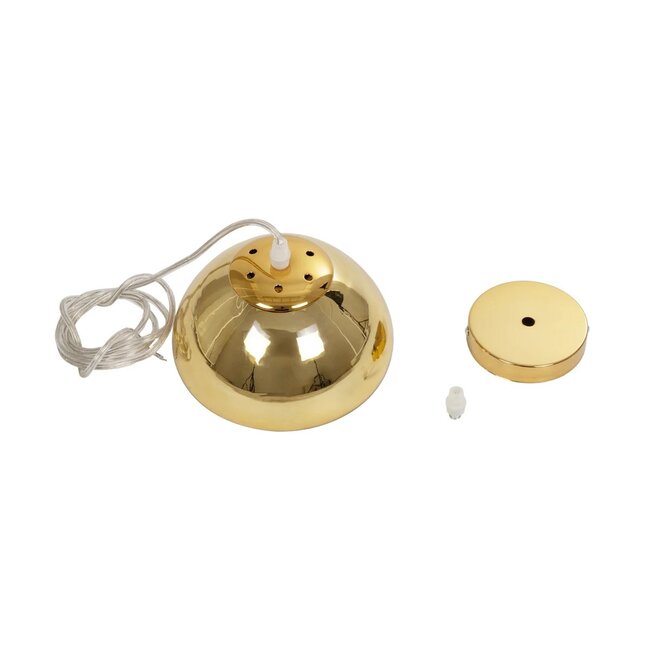 CRISTIN 999-0037 Μοντέρνο Κρεμαστό Φωτιστικό Οροφής με Ντουί 1 x G4 AC 220-240V IP20 - Χρυσό - Μ18 x Π18 x Υ13cm - 10