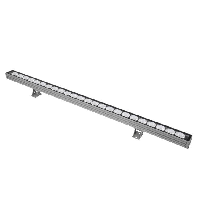 WASHERJAVIA 90557 Μπάρα Φωτισμού Wall Washer LED 48W 4080lm 5° DC 24V Αδιάβροχο IP67 Πολύχρωμο RGBW Dimmable DMX512 - Bridgelux SMD Chip - Γκρι Ανθρακί - Μ100 x Π5.2 x Υ3.6cm - 3 Χρόνια Εγγύηση - 2