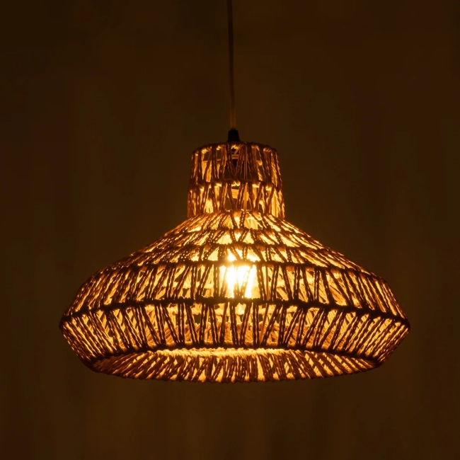 JENSON 00910 Boho Κρεμαστό Φωτιστικό Οροφής με Ντουί 1 x E27 AC 220-240V IP20 - Μπεζ - Μ38 x Π38 x Υ24cm JENSON 00910 Boho Κρεμαστό Φωτιστικό Οροφής με Ντουί 1 x E27 AC 220-240V IP20 - Μπεζ - Μ38 x Π38 x Υ24cm