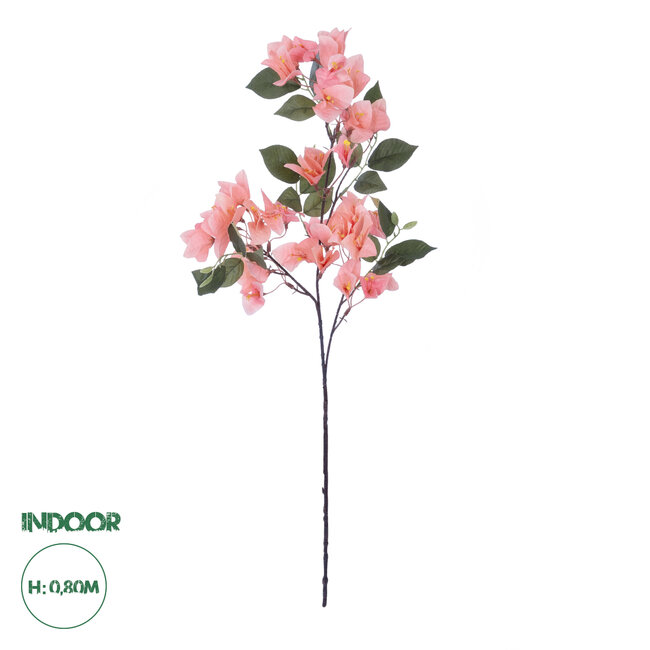 Artificial Garden BOUGAUVILLEA BRANCH 20647 Τεχνητό Διακοσμητικό Κλαδί Μπουκανβίλιας Ροζ - Πορτοκαλί Y80cm