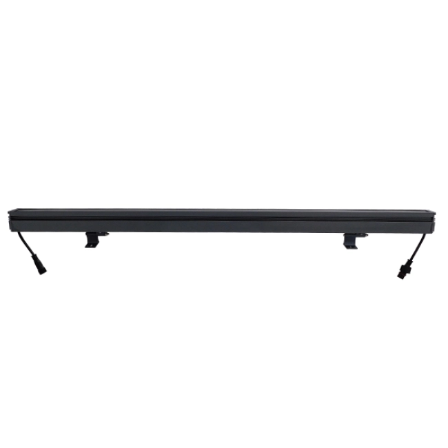 WASHER-MOZA 05107 Μπάρα Φωτισμού Wall Washer LED 24W 2400lm 10-30° DC 24V Αδιάβροχο IP66 RGB Dimmable - Γκρι Ανθρακί - Μ100 x Π4 x Υ5cm - 3 Χρόνια Εγγύηση