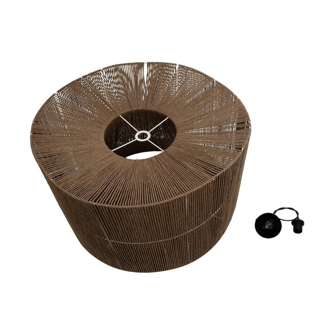 ZYLINDER 205-0023 Boho Κρεμαστό Φωτιστικό Οροφής με Ντουί 1 x E27 AC 220-240V IP20 - Καφέ - M80 x Π80 x Υ51cm - 11 ZYLINDER 205-0023 Boho Κρεμαστό Φωτιστικό Οροφής με Ντουί 1 x E27 AC 220-240V IP20 - Καφέ - M80 x Π80 x Υ51cm - 11