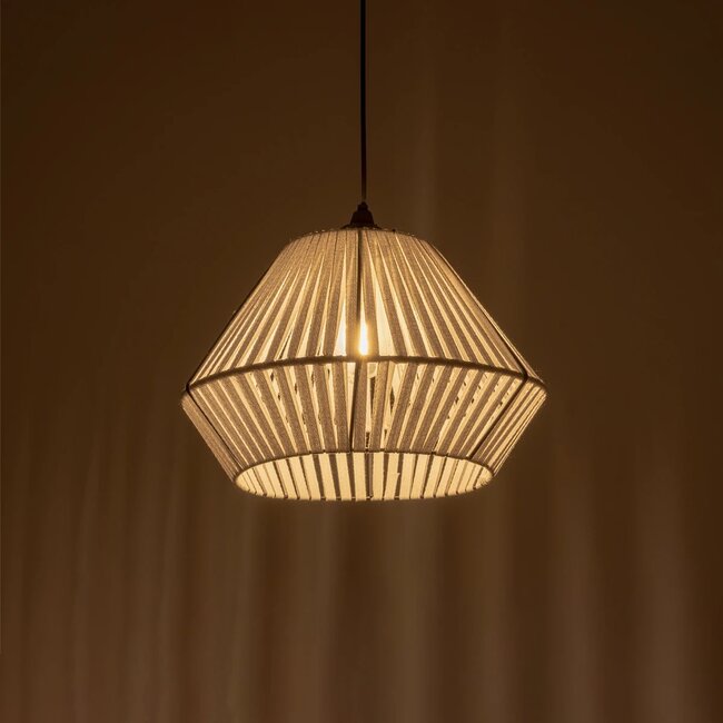 NUI 205-0063 Boho Κρεμαστό Φωτιστικό Οροφής με Ντουί 1 x E27 AC 220-240V IP20 - Λευκό - M36 x Π36 x Υ27cm - 3 NUI 205-0063 Boho Κρεμαστό Φωτιστικό Οροφής με Ντουί 1 x E27 AC 220-240V IP20 - Λευκό - M36 x Π36 x Υ27cm - 3